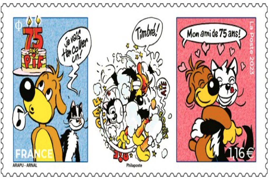 Timbres de collection – Pif gadget numéro 0034