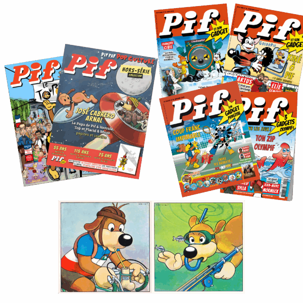 Abonnement Pif Le Mag + Hors-séries + 2 Affichettes
