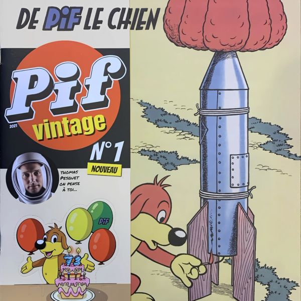 📢 Édition Collector : Pif le Chien N°1 + Timbre Anniversaire Oblitéré !