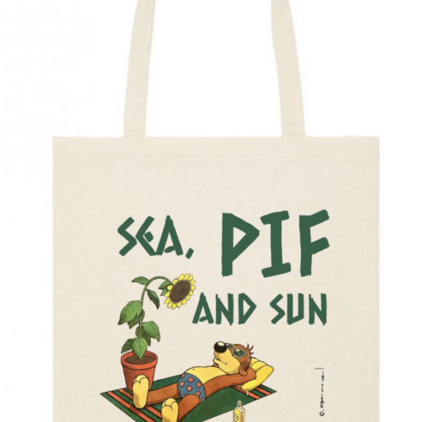 Tote Bag - sea, PIF and sun !