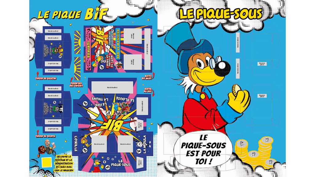 LE PIQUEBIF – Le gadget clin d’œil arty et rigolo des 80 ans de Vaillant !