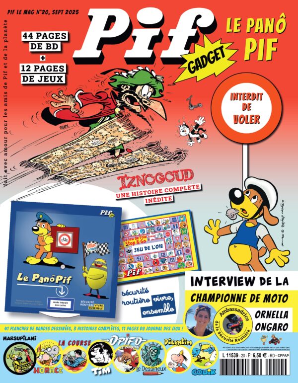 PIF LE MAG n°20 – Septembre 2025 : Double couverture, Spécial Sécurité Routière & Nouvelles Aventures inédites ! – Image 2