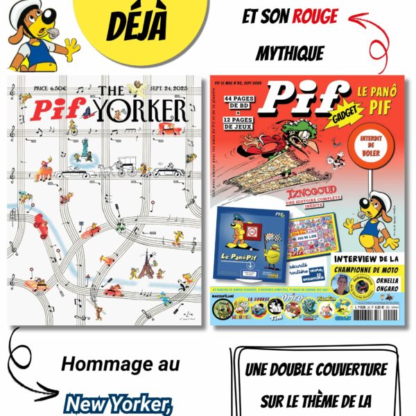 PIF LE MAG n°20 – Septembre 2025 : Double couverture