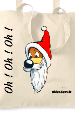 Tote bag PIF Père Noël “Oh ! Oh ! Oh !”