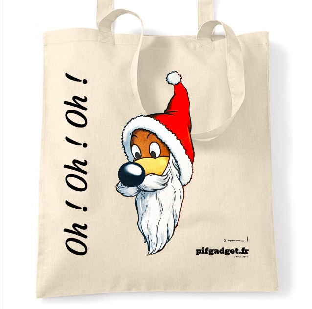 Tote bag PIF Père Noël “Oh ! Oh ! Oh !”