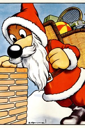 Affichette Pif PĂšre NoĂ«l â Illustration dâexception signĂ©e Arnal