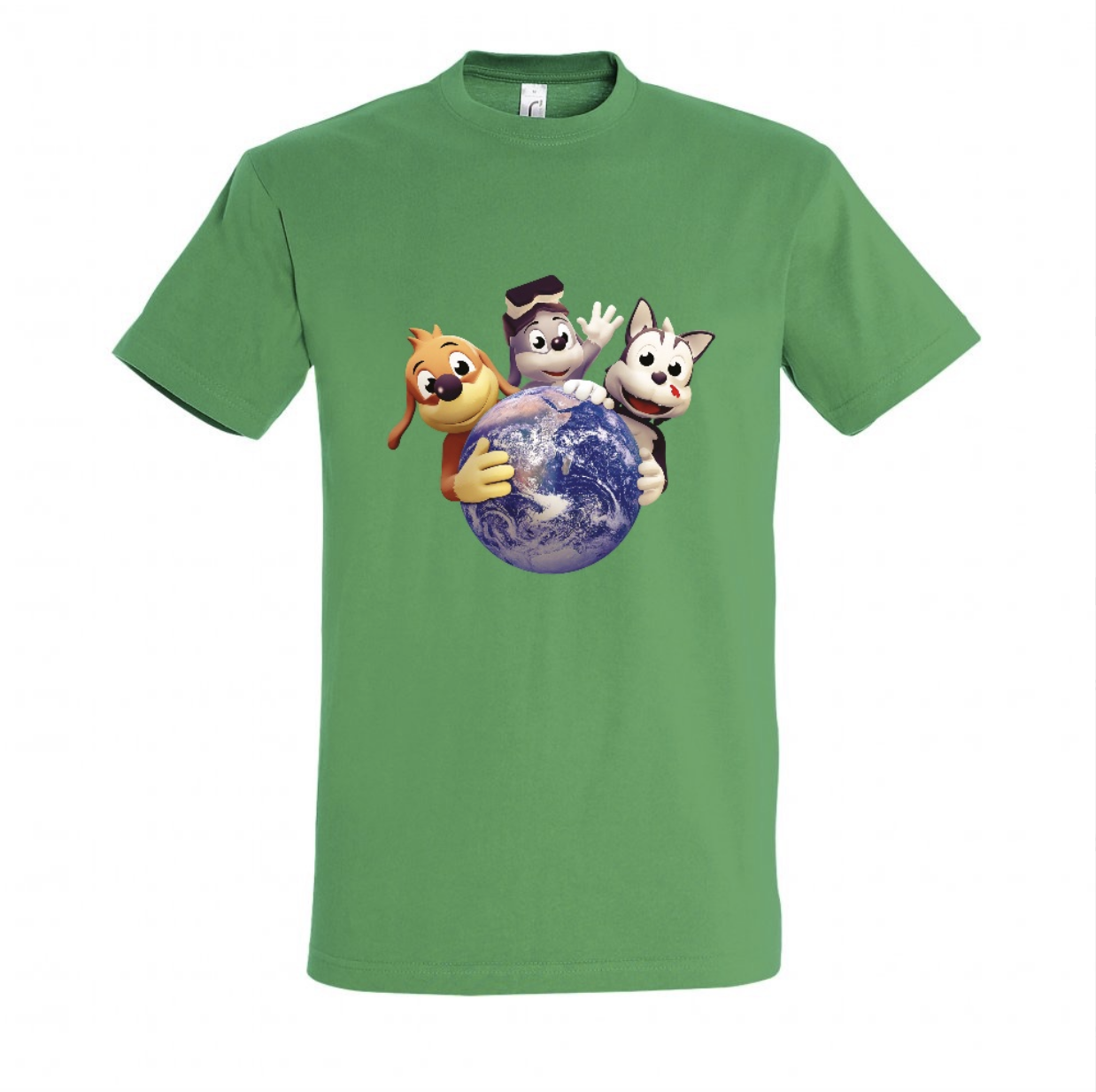 Tee-shirt du dessin animé "Pif et Hercule se mettent au vert" sur Canal+ Kids
